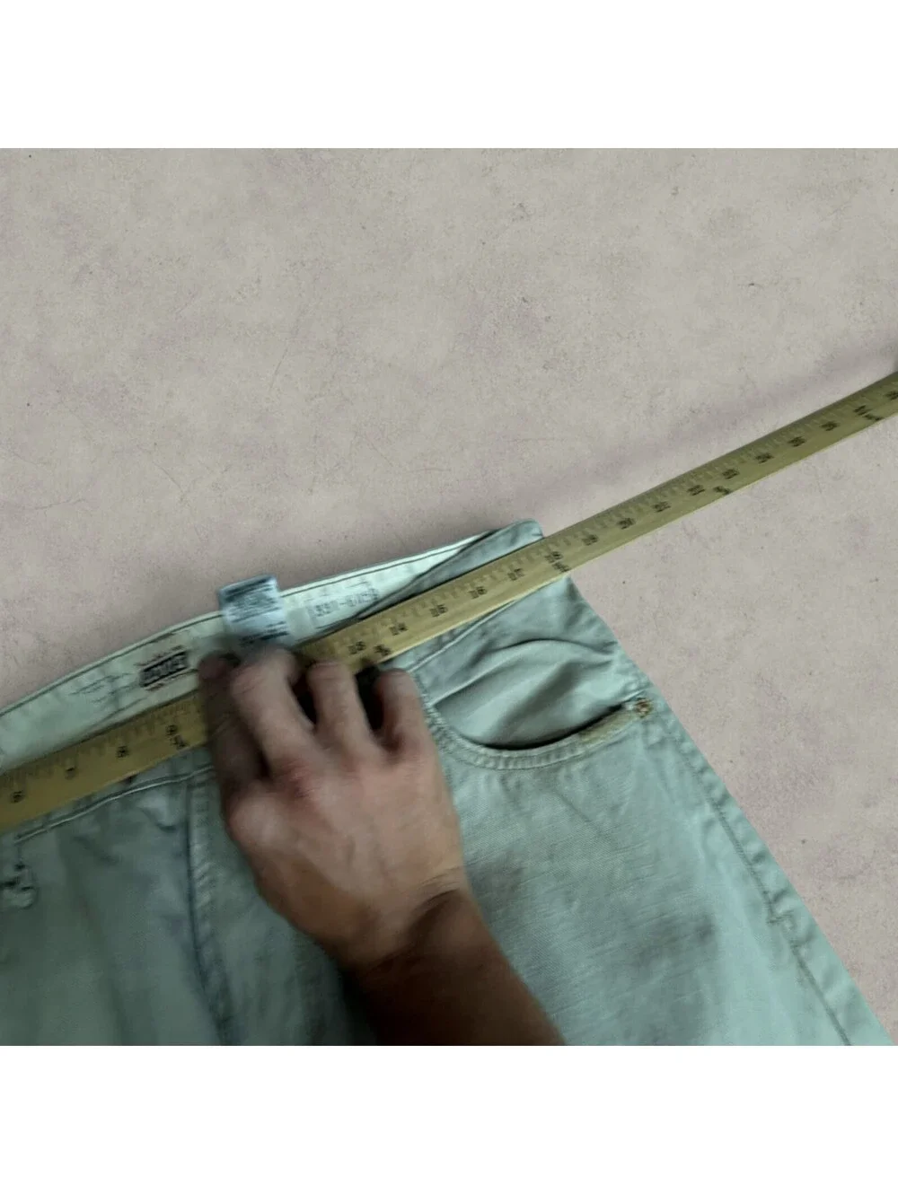Levi's Tab Twills Beige Pants Slim Straight Legs Casual Pants Size 36x30